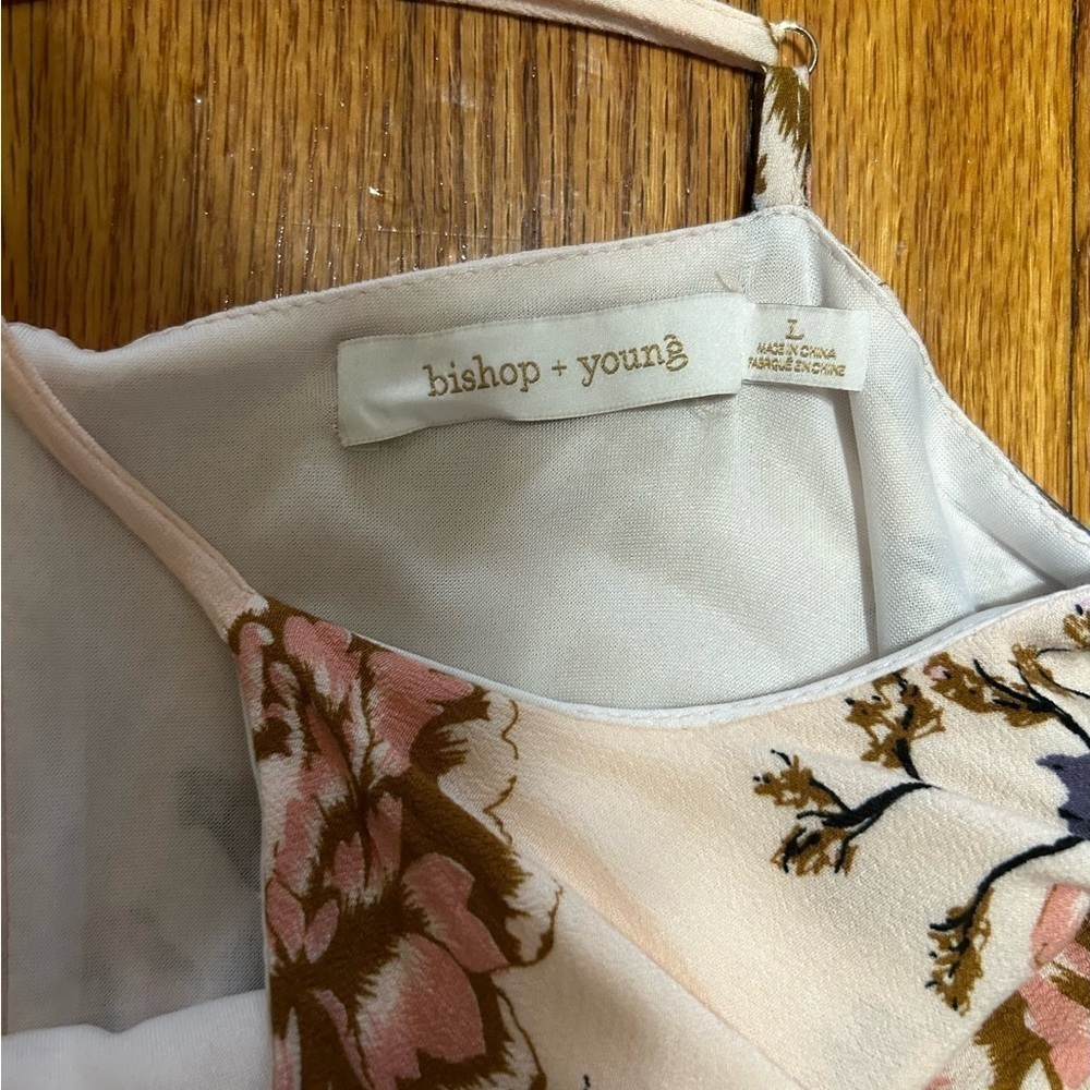 Bishop + Young Camila A-Line Floral Dress Size Large - Picture 11 of 13